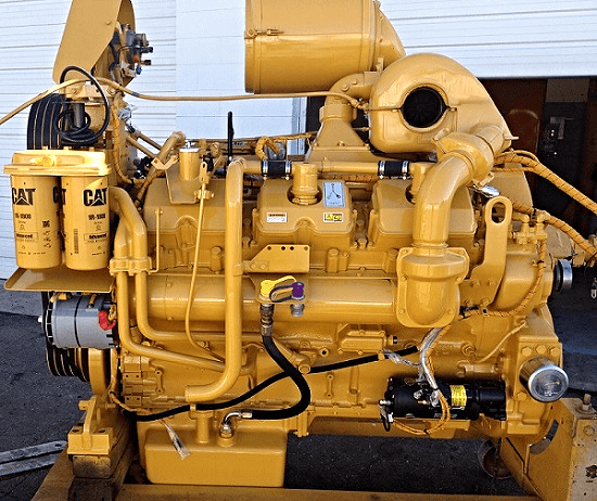 Alternative Side View of D10R Remanufactured for CAT 3412E Diesel Engine