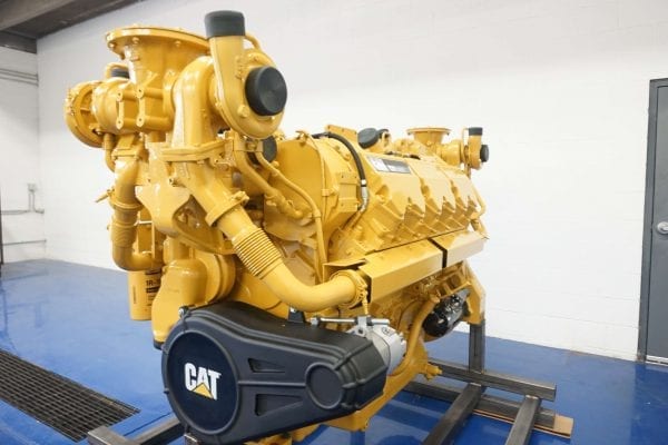 Front and Side View SMP Remanufactured C32 CAT Engine