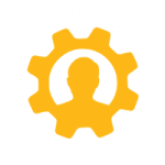Image of Yellow Tractor Gear Wheel